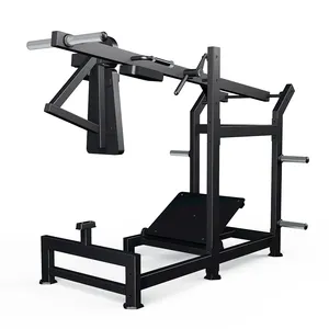 Body building comercial ginásio equipamento placa carregado força treinamento Leg Press Squat máquina