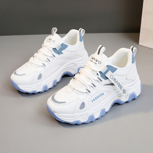 Nueva Tendencia 2026: Mocasines con Cordones para Mujer, Aumentan la Estatura, Casuales, Transpirables, Impermeables, Antideslizantes, Deportivos, para Invierno, Otoño y Verano - Product Image 2