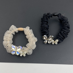 Coletero de Encaje con Adorno de Mariposa de Diamantes de Imitación para Uso Diario, Verano 2024, Origen Yiwu - Product Image 1
