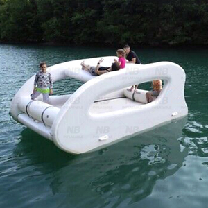 Mới nhất thiết kế sang trọng nổi Inflatable Nhà Nước Catamaran thuyền cho nước - Product Image 6