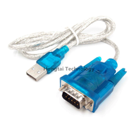 Cable de conversión de USB a RS232, puerto serie COM, macho de 9 pines, soporte para Windows 7-64, 2, 1, 2, 2