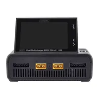 Chargeur intelligent double canal ToolkitRC M8D 800W2 30A 10-49V 1-8S haute puissance à charge rapide pour drone et voiture RC