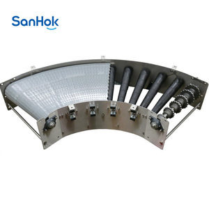 Yüksek mukavemetli güçlü kavisli modüler konveyör bant makinesi lojistik konveyör - Product Image 4