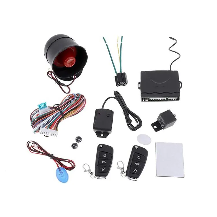 Universal 12V magical remote car alarms system keyless entry system with remote alarm sensor