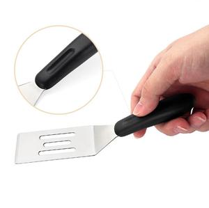 Chuyên Nghiệp Thép Không Gỉ Bánh Nướng Mini Phục Vụ <span class=keywords><strong>Scraper</strong></span> Bánh Thìa Không Dính BBQ Công Cụ Teppanyaki Bak Chiên Xẻng - Product Image 2