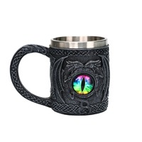 Nouveau Dragon Eye bière tasse personnalisée en forme de Dragon marque tasse à café Dragon Statue tasse à eau en acier inoxydable