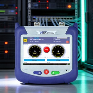 เครื่องทดสอบเครือข่ายแบบพกพา Veex Mtx150x รองรับ 10Ge สองพอร์ต สำหรับการทดสอบศูนย์ข้อมูล - Product Image 1