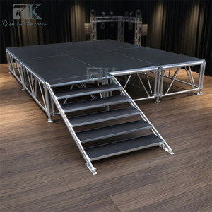 Modular Structure Aluminum Stage Brace Adjustable Height Stage <b>Platform</b> - Product Image 1