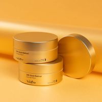 Parches de Hidrogel para Ojos con Ácido Hialurónico, Retinol y Colágeno, 24K Gold, Anti-Ojeras, 30 Pares, Marca Privada