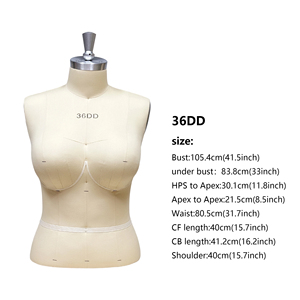 Lingerie féminine robe forme <span class=keywords><strong>Mannequin</strong></span> torse <span class=keywords><strong>couture</strong></span> professionnelle affichage pour patrons <span class=keywords><strong>de</strong></span> <span class=keywords><strong>couture</strong></span> buste soutien-gorge raccord en fibre <span class=keywords><strong>de</strong></span> verre - Product Image 2