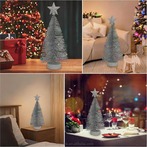 Décoration de Noël artificielle argentée, mini arbre de table, haute qualité, écologique, pour la maison, la chambre, le bureau, l'hôtel, les fêtes - Product Image 6