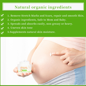 Marque privée Crème <span class=keywords><strong>anti</strong></span>-vergetures naturelle efficace <span class=keywords><strong>anti</strong></span>-acné bio pour la réparation de la peau Crème <span class=keywords><strong>anti</strong></span>-vergetures pour la <span class=keywords><strong>grossesse</strong></span> et le retrait des cicatrices - Product Image 5