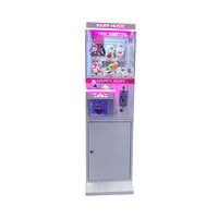 Machine à pièces d'intérieur jeu d'amusement mini grue machine à griffes jouets en peluche pour centre de jeux