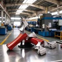 Slingshot de chasse haute précision avec poignée en bois massif, tête en acier inoxydable, bande élastique plate pour l'extérieur