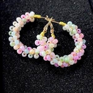 Pendientes Colgantes Bohemios con Cuentas para Mujer, Joyería Artesanal Boho con Cuentas para Fiesta, Diseño Colorido - Product Image 4