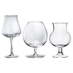 Drinking Glassware Clear Beer Glass Tulip Glasses Custom Goblet Wine Glass