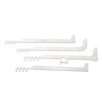 Nouvelle arrivée 4 pièces en acier inoxydable peigne Pick Set Multi clé Tension outil lutte contre les incendies réparation outils de serrurier