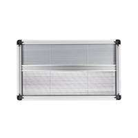Fenêtre escamotable double couche en acrylique à coins carrés 1000x500 pour caravane, camping-car, remorque de voyage, camping-car motorisé