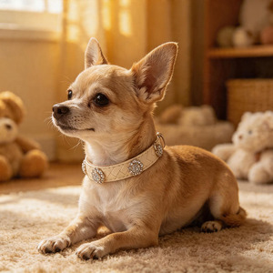 Collier tressé pour chien d'inspiration équestre - Bijou scintillant en cristal pour chiens <span class=keywords><strong>de</strong></span> ferme et marques <span class=keywords><strong>haut</strong></span> <span class=keywords><strong>de</strong></span> <span class=keywords><strong>gamme</strong></span> <span class=keywords><strong>de</strong></span> style équin - Product Image 4