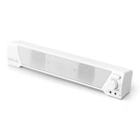 Barra de Sonido de Diseño Compacto, Sonido Potente de 10W, 2.0 Canales, Plástico y Metal, Alimentación USB, Altavoces para Monitor de Computadora