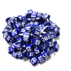 Kanariepootbandjes 4mm 2023 Gepersonaliseerde Postduivenringen Levende Vogels Voetringen Pootbandjes Anillas De Aves voor Liefdesvogels - Product Image 1