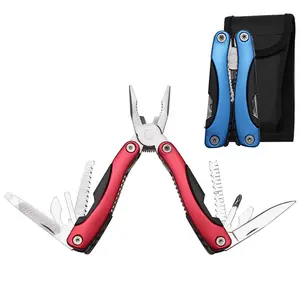 Steel Multi function Tool Telescopic Pliers Head Multitool Outdoor Camping Emergency Long Nose Ring Pliers