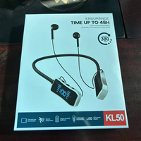 Écouteurs sans fil Bluetooth KL50 à affichage numérique multifonction pour le sport, les jeux et le divertissement