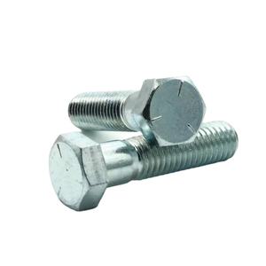 Baut segi enam HDG Grade 5 baut galvanis celup panas baut baja kepala Hex hitam berlapis seng - Product Image 3