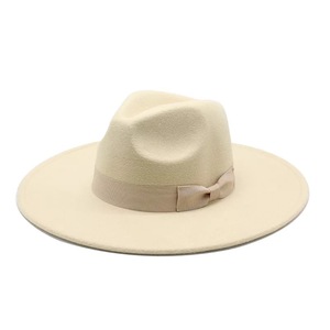 Sombreros Fedora para Mujer al por Mayor, de Ala Ancha Plana de 9.5cm, con Lazo a Juego, Nueva Tendencia de Alta Calidad 2023, Gran Venta - Product Image 5