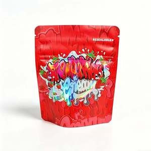 Multi Designs Holographic Mylar <b>Bags</b> 3.5g 7g Child Resistant Zipper Smell Proof No Plate Fee for Food - Product Image 1