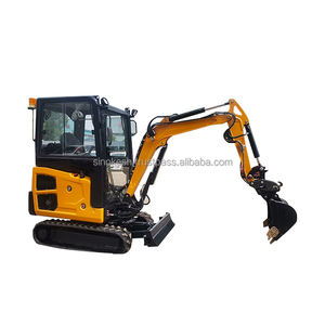 Venta directa de fábrica Hidráulica 2 toneladas Mini máquina de excavación Excavadora 2000kg de peso con cabina adecuada para muchas ocasiones - Product Image 1