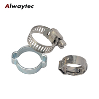 Colliers de serrage en métal zingué, clips à ressort réglables, colliers de serrage pour tuyaux, attaches pour tuyaux, polyvalents pour la connexion de conduites de carburant