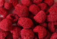 Fruta de bayas liofilizada a granel Frambuesa liofilizada sin aditivos sin azúcar FD Fruta de frambuesa crujiente