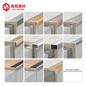 Échantillons gratuits forme carrée aluminium métal carrelage d'<span class=keywords><strong>escalier</strong></span> garniture bord marche antidérapant nez d'<span class=keywords><strong>escalier</strong></span> bandes - Product Image 6