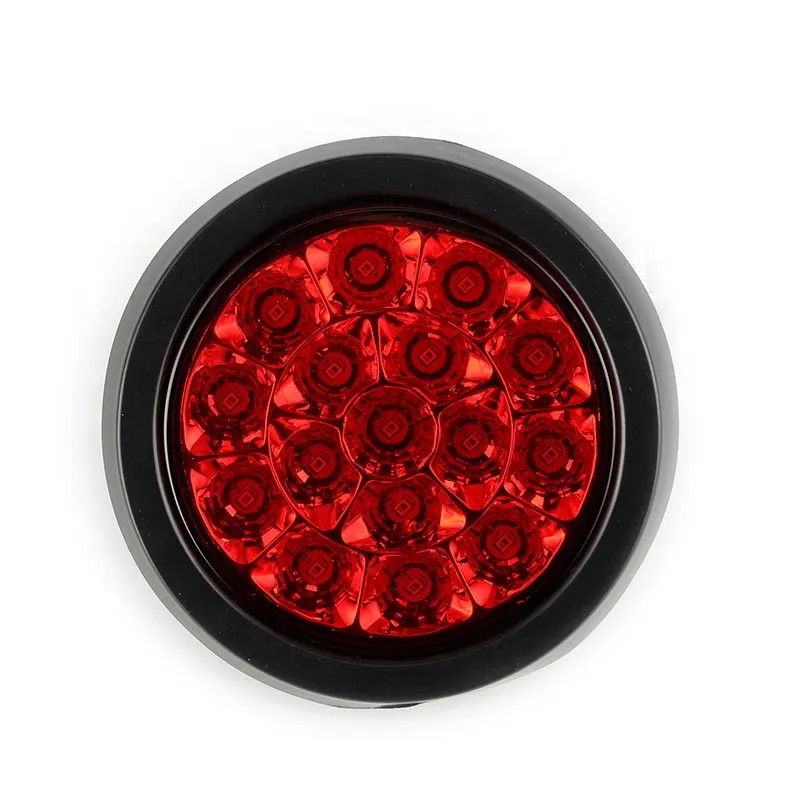 Waterproof Round 5 Inch 12V 24V Tow Truck Led Stop Turn Reverse Tail Lights For Trailer