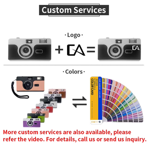 Cámaras de Fotos Retro Vintage de 35mm al por Mayor, Reutilizables, sin Enfoque, para Fotografía, de Plástico, con Flash Incorporado, para Fiestas - Product Image 2