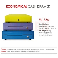 EK-330 4 Bill 5/8 Coin Métal Mini Pos Caisse Enregistreuse Tiroir Tiroir Petit Tiroir Caisse