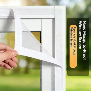 Moustiquaires magnétiques adhésives durables et résistantes aux déchirures pour balcon, patio, fenêtre, anti-insectes - Product Image 3