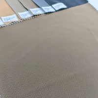 Tissu en cuir PU coloré pour vêtements ; Tissu tricoté résistant à l'abrasion et anti-moisissure ; Plusieurs couleurs en stock ; Échantillons de lots mixtes