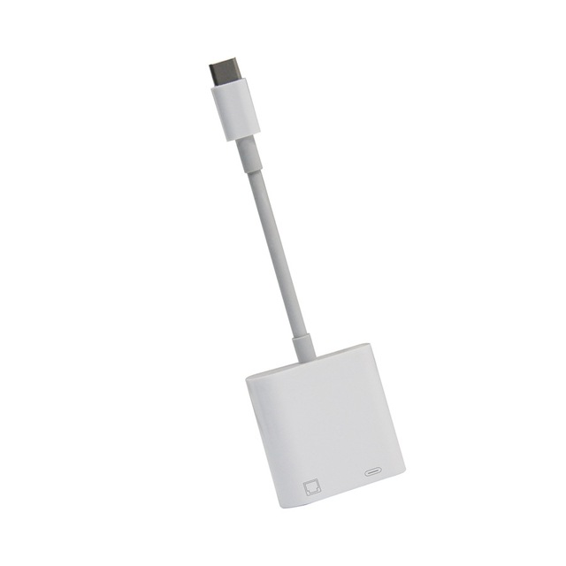 Type C to Ethernet Lan RJ45 USB C Hub Adapter for Smart Phone TV PD Charging Hub Convertor