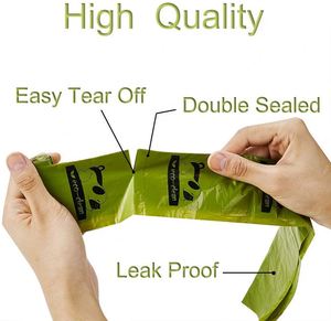 Top Fashion Eco-friendly Cassava Trash Cornstarch <b>Compostable</b> Poop <b>Bag</b> Biodegradable Dog Waste <b>Bag</b> - Product Image 6