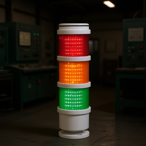 ไฟสัญญาณแบบเสา TWS สีเขียว สีส้ม สีแดง 24V AC DC ไฟแสดงสถานะแบบซ้อน - Product Image 3