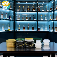 Etiquetas Personalizadas para Botellas de Aceite de Oliva, Tapas de Aluminio de Grado Alimenticio con Parte de Plástico