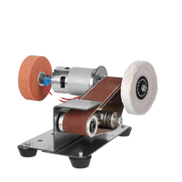 Affûteur de couteaux électrique portable à bande abrasive, moteur 12 kW, tension 110 V, réglable, pour polissage de lames DIY