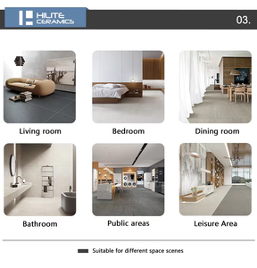 Carreaux de porcelaine <span class=keywords><strong>gris</strong></span> mat effet béton pleine masse pour sols et murs 600x600, style rustique ciment - Product Image 6