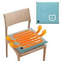 Coussin de siège thermique Anjuny avec mousse à mémoire de forme à récupération lente pour une utilisation à la maison et au bureau en hiver
