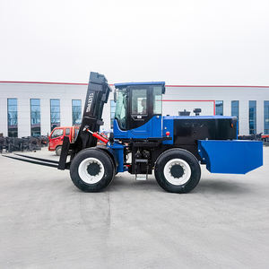 รถยกถนนออฟโรดสำหรับงานหนักสินค้าใหม่พวงมาลัยรถยกสำหรับทุกพื้นที่10ตันพร้อมห้องโดยสาร - Product Image 1