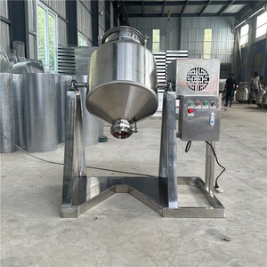 Mezcladora de Polvo Rotativa de 30 kg, 50 kg, 100 kg para Té con Leche, Café, Cacao, Proteína en Polvo, con Motor Silencioso - Product Image 1