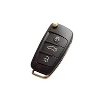 Clés de voiture vierges en laiton nickelé de haute qualité, personnalisées, pour réparation de boîtier, durables, polyvalentes, 3 boutons, faciles à utiliser