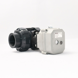 Vanne à boisseau sphérique électrique 2 pouces en UPVC, type marche/arrêt, pour conduites d'eau et d'air - Product Image 4